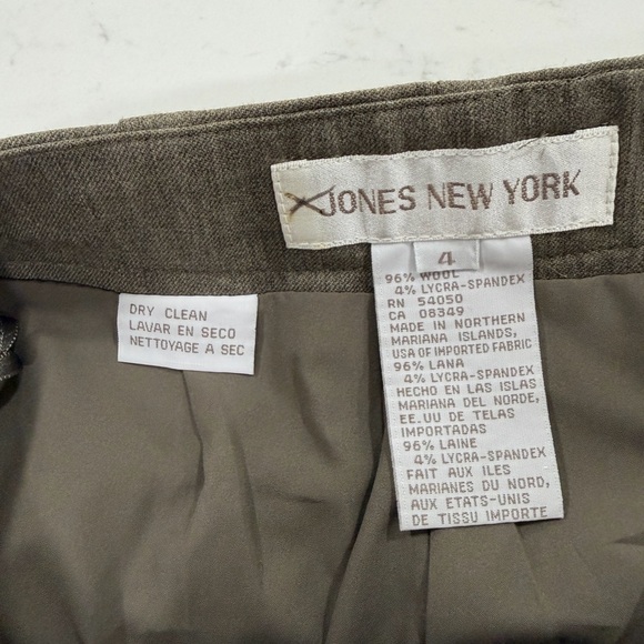 Wool , Jones New York Brown Pants - Picture 5 of 12